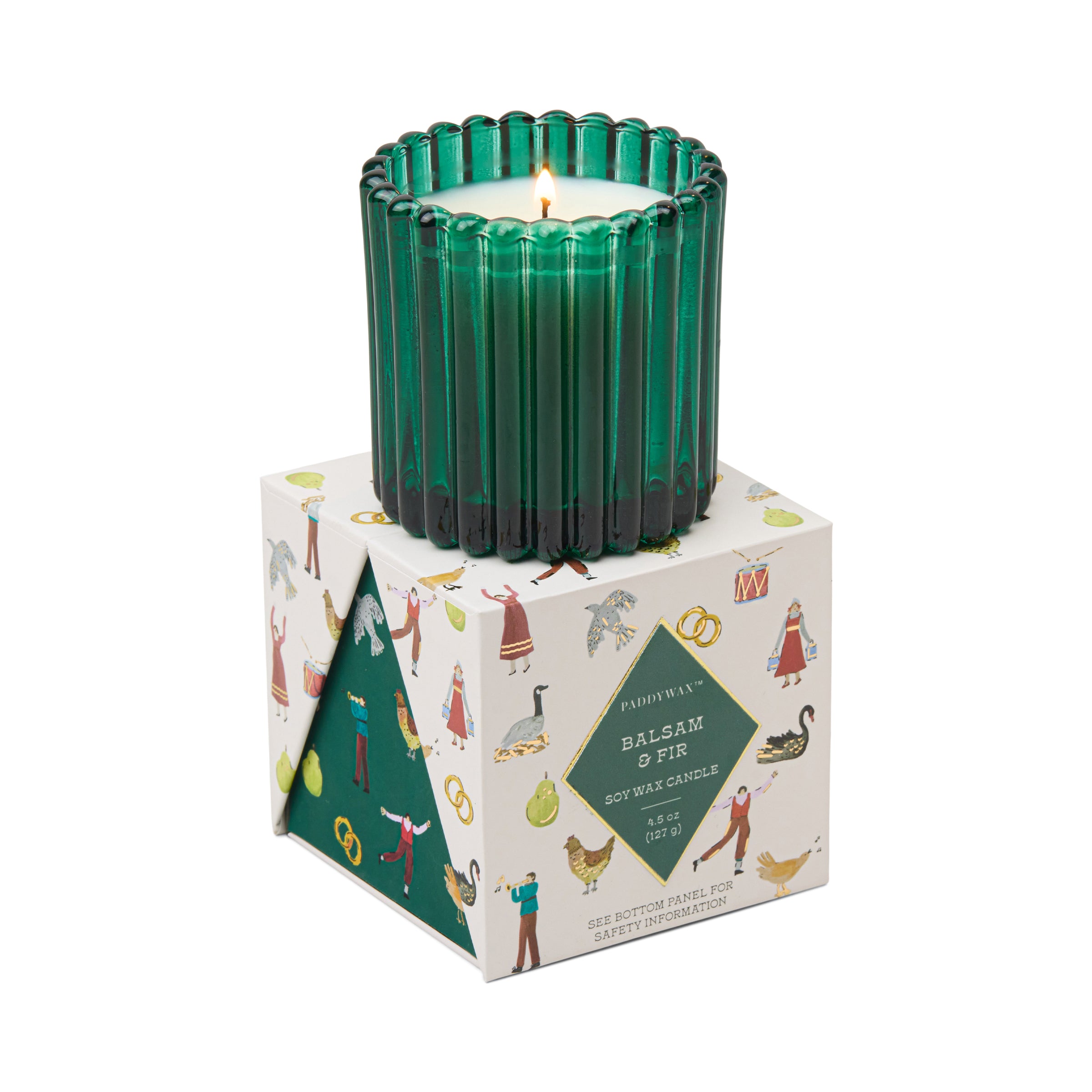 Balsam & Fir 4.5-oz Soy Wax Holiday Candle, Gift Boxed